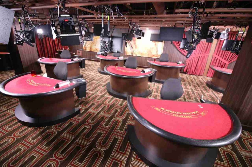 Live studio blackjack